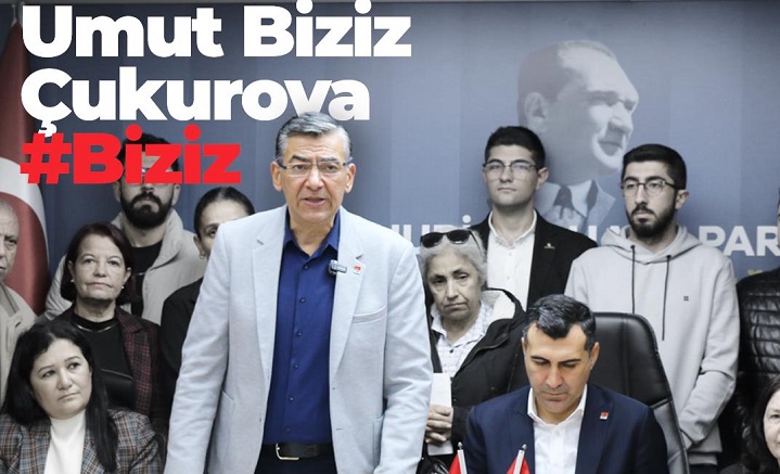 Çukurova İlçe Başkanı Remzi Ümit Atay coşkulu kalabalıkta adaylığını duyurdu: Çukurova Biziz!