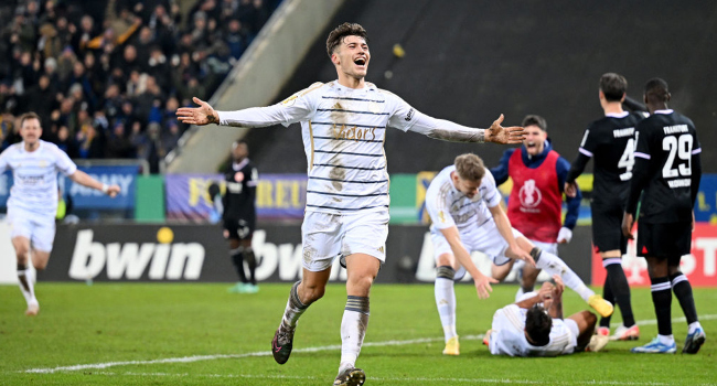 3. Lig ekibi, Bayern Münih'den sonra Frankfurt'u da eledi