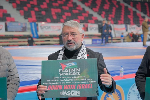 Başkan Aşgın'dan ses getiren mesaj: “İsrail'i spor müsabakalarından men edin”
