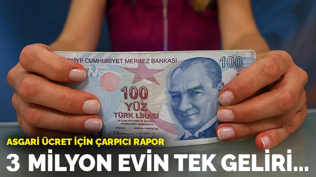 Asgari ücret için çarpıcı rapor: Türkiye'de 16 milyon kişi...