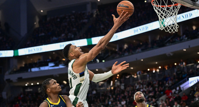 Giannis Antetokounmpo'dan kariyer rekoru