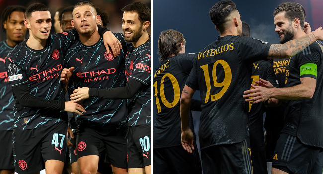 Grup maçlarına City ve Madrid damga vurdu