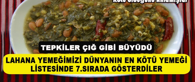 Karadeniz’den Karalahana Tepkisi