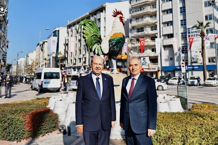 KKTC Cumhurbaşkanı Tatar Denizli'de