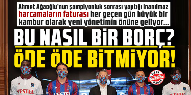Bu nasıl bir borç? Öde öde bitmiyor!