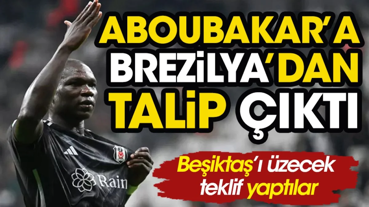 Aboubakar'a Brezilya'dan talip çıktı. Beşiktaş'ı üzecek teklif yaptılar