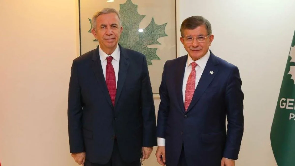 Mansur Yavaş'tan sürpriz Davutoğlu ziyareti