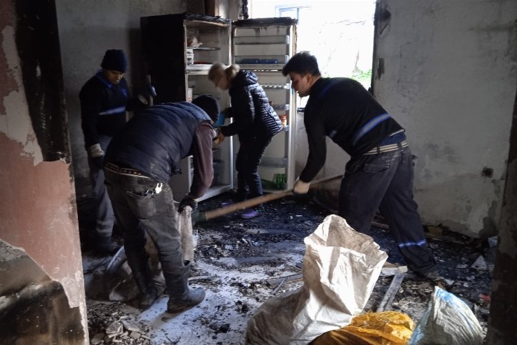 Bodrum'da yangın mağdurlarına hızlı destek