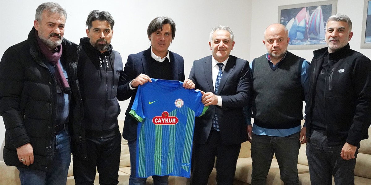Vincenzo Montella, Çaykur Rizespor'u Ziyaret Etti