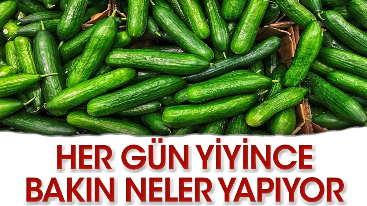 Her gün salatalık yiyince ne olur?