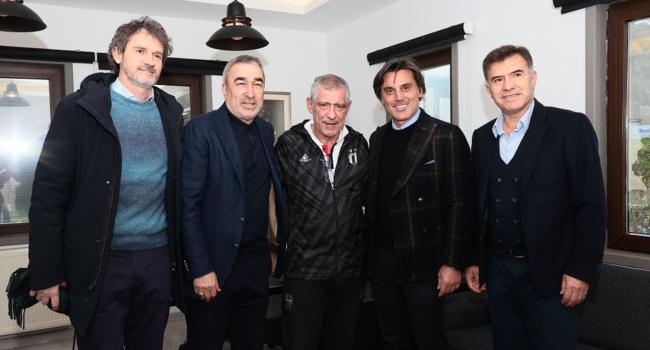 Vincenzo Montella, Beşiktaş'ı ziyaret etti