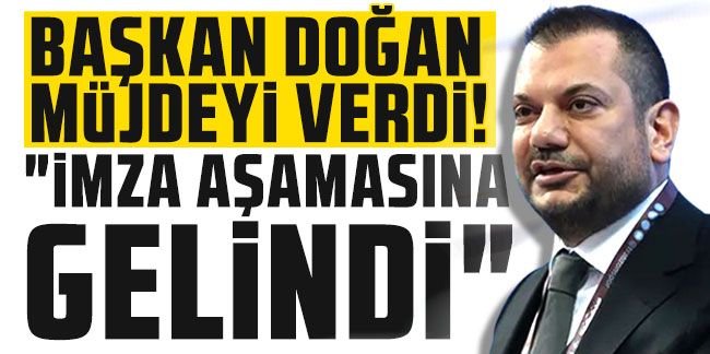 Trabzonspor'da Başkan Ertuğrul Doğan, devam eden proje çalışmalarıyla ilgili olarak konuştu.
