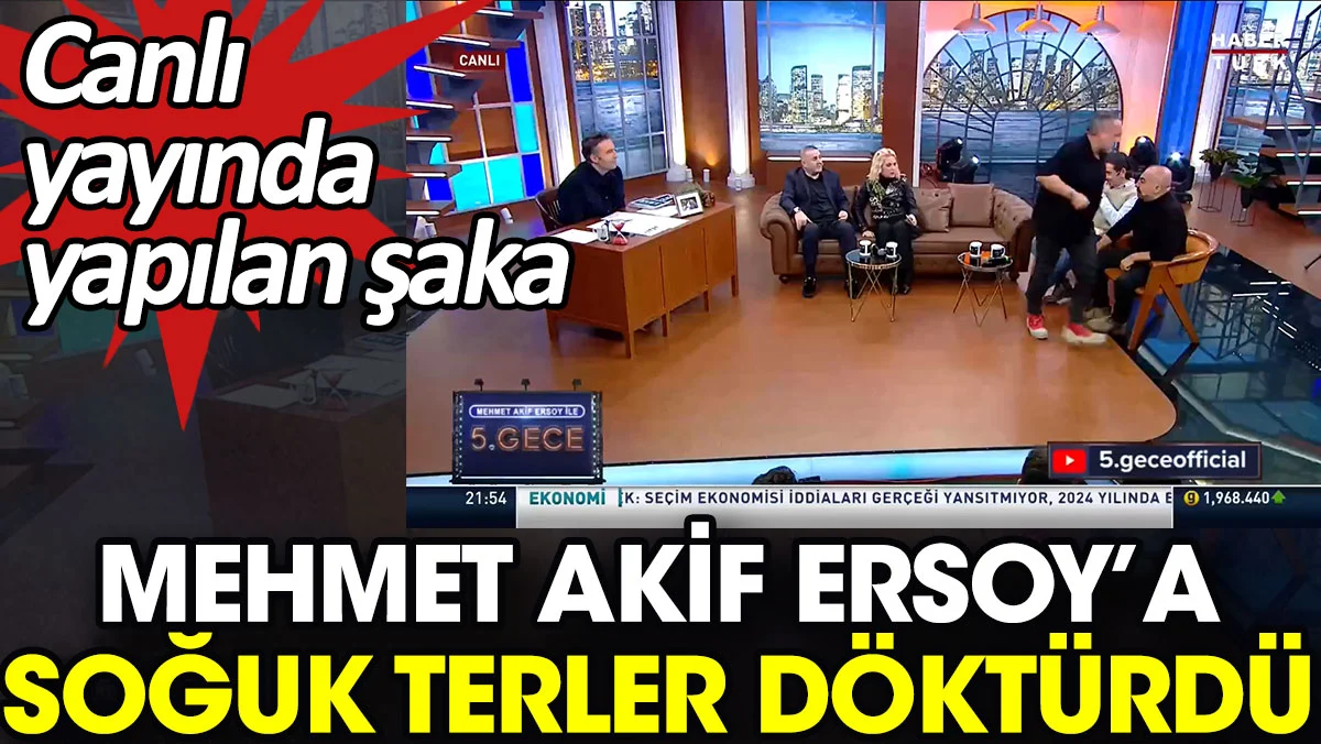 Canlı yayında yapılan şaka Mehmet Akif Ersoy’a soğuk terler döktürdü