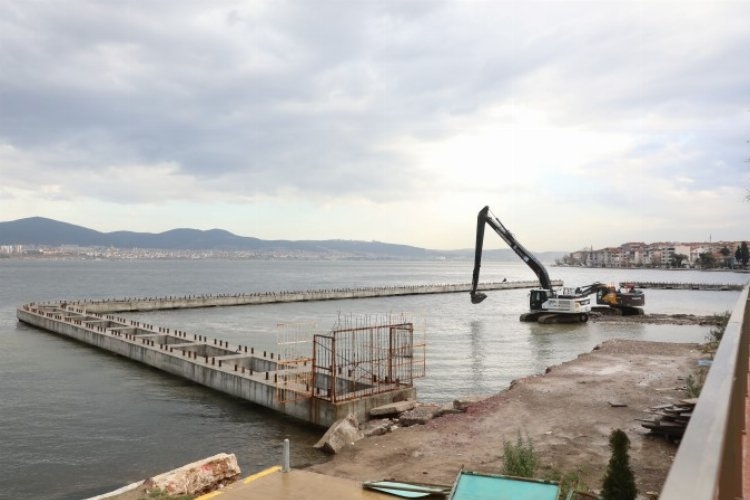 Değirmendere'de çekek yeri şekilleniyor