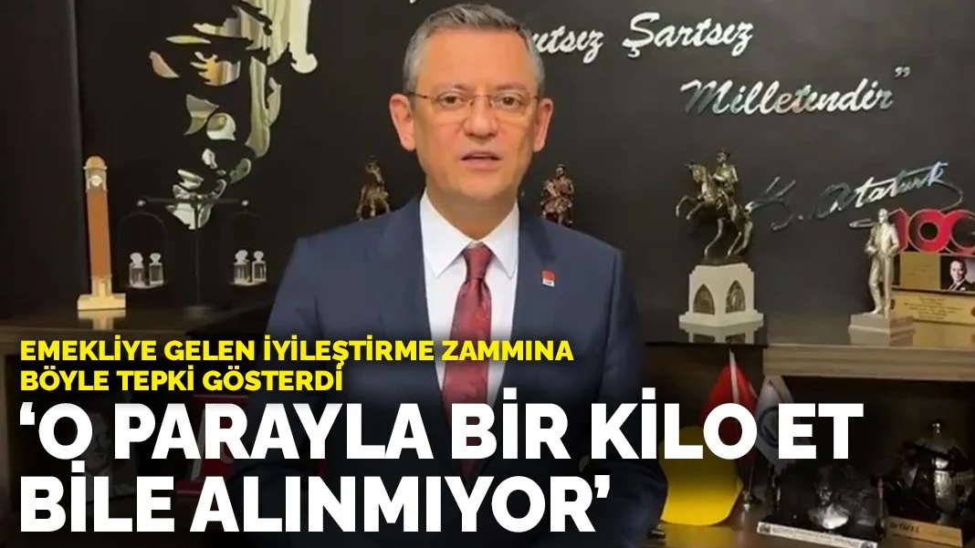 Emekliye yapılan iyileştirme zammına böyle tepki gösterdi: O paraya bir kilo et bile alınmıyor