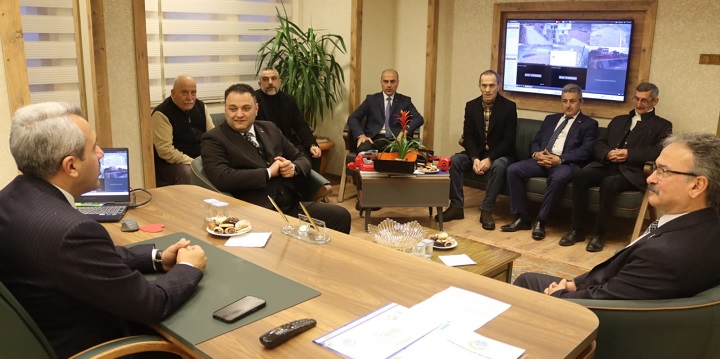 Rize Valisi İhsan Selim Baydaş Rize Ziraat Odasını Ziyaret Etti