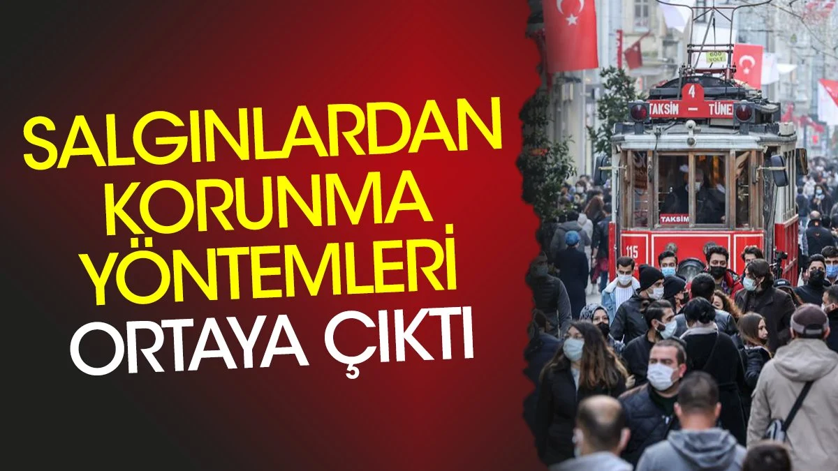 Salgınlardan korunma yöntemleri ortaya çıktı