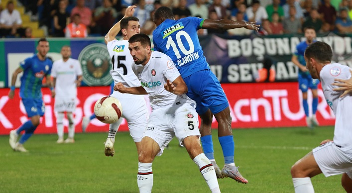Fatih Karagümrük ile Çaykur Rizespor 6. randevuda