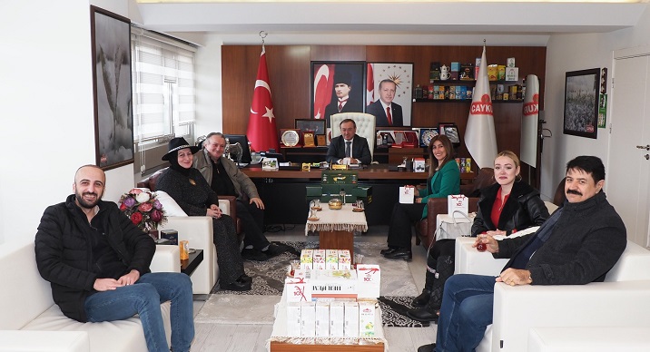 TİNGADER Rize Şubesi’nden Çaykur Genel Müdürü Âlim’ e Ziyaret
