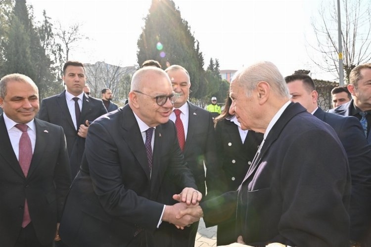 MHP Lideri Bahçeli Manisa'da