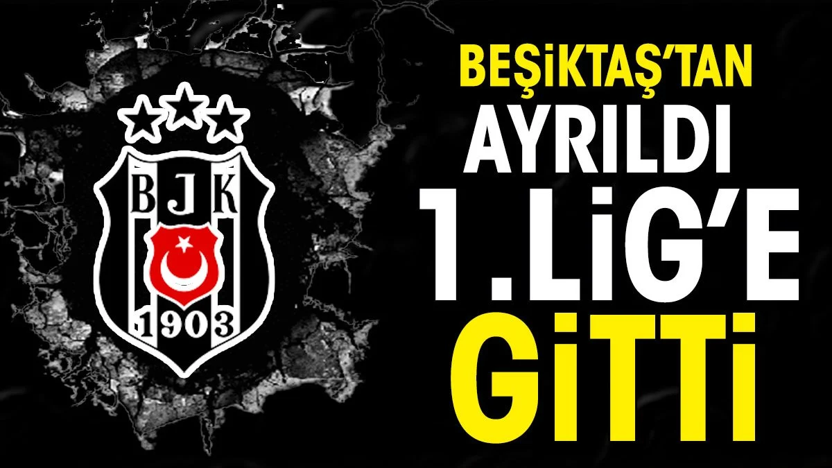 Beşiktaş'tan ayrıldı 1. Lig ekibine imza attı