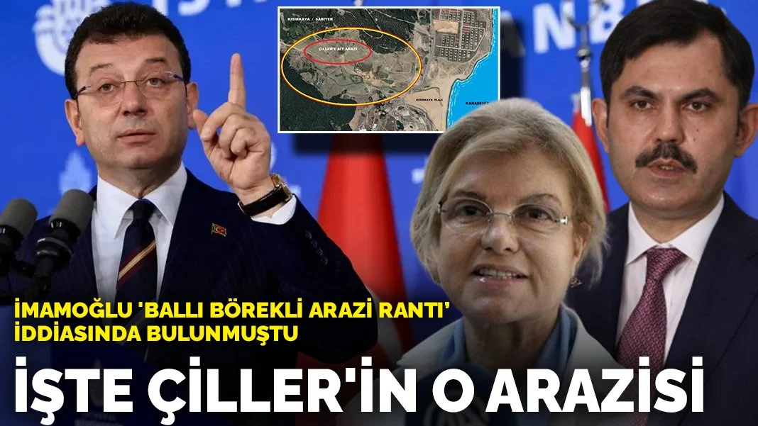 İmamoğlu 'Ballı börekli arazi rantı' iddiasında bulunmuştu: İşte Tansu Çiller'in o arazisi