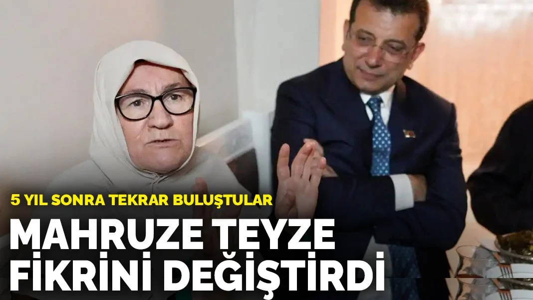 5 yıl sonra tekrar buluştular: Mahruze Teyze fikrini değiştirdi
