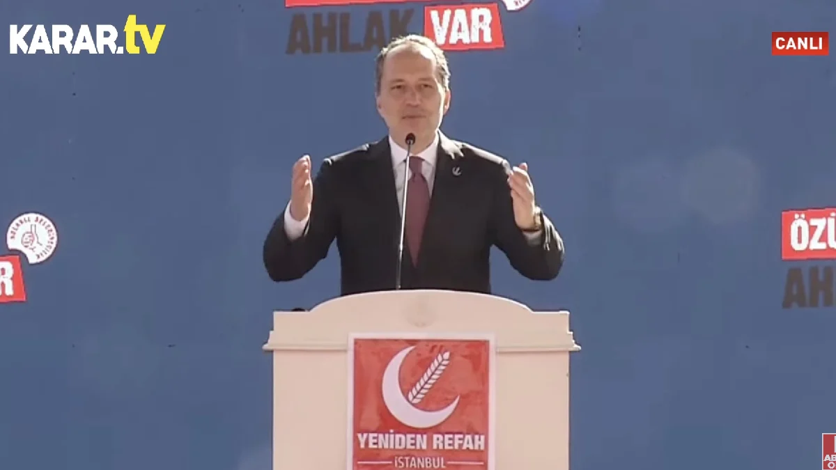 Yeniden Refah Partisi lideri Fatih Erbakan'dan Erdoğan'a 'rozet' göndermesi: Yolunu şaşırmış biri
