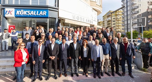  Başkan Seçer ve Heyeti Mezitli Esnaf Kefalet Kooperatifi'ni Ziyaret Etti