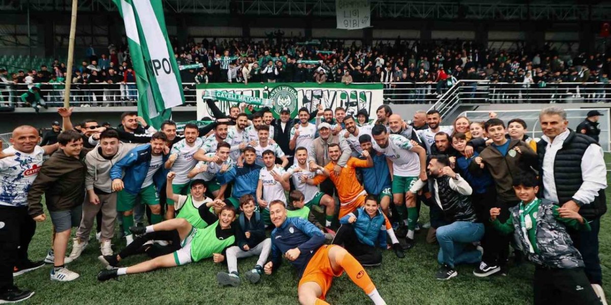 Çayelispor bugün Şampiyonluğunu İlan Edebilir