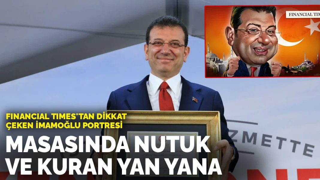Financial Times'tan dikkat çeken İmamoğlu portresi: Masasında Nutuk ve Kuran yan yana