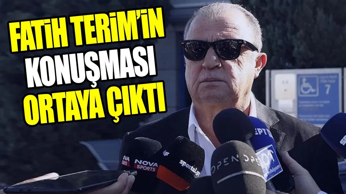 Fatih Terim'in konuşması ortaya çıktı. Bu sözler her şeyi değiştirdi
