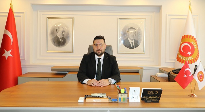 Rize İl Genel Meclisi Başkanı Ali İmran Büyük Oldu