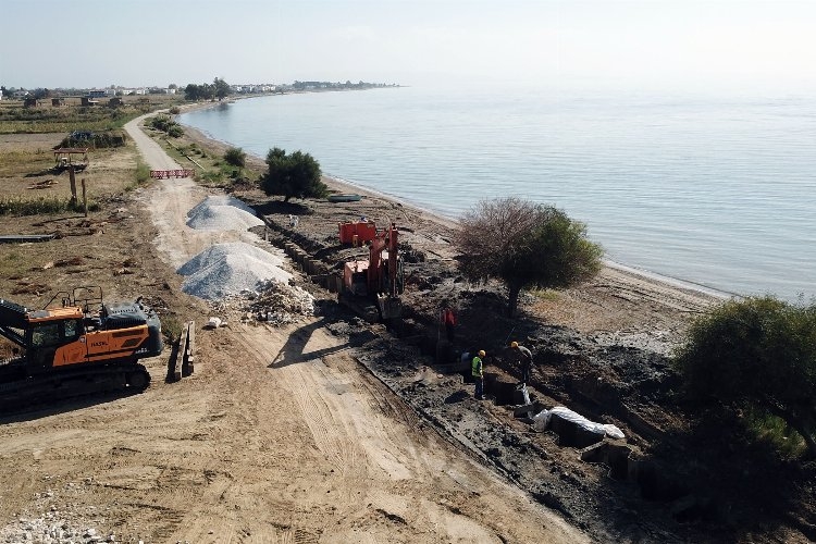 Milas Ören'de altyapı çalışmaları sürüyor