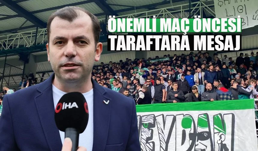 Çayelispor Başkanı Adnan Sofu, Taraftarlarına Sağduyulu Davet Etti