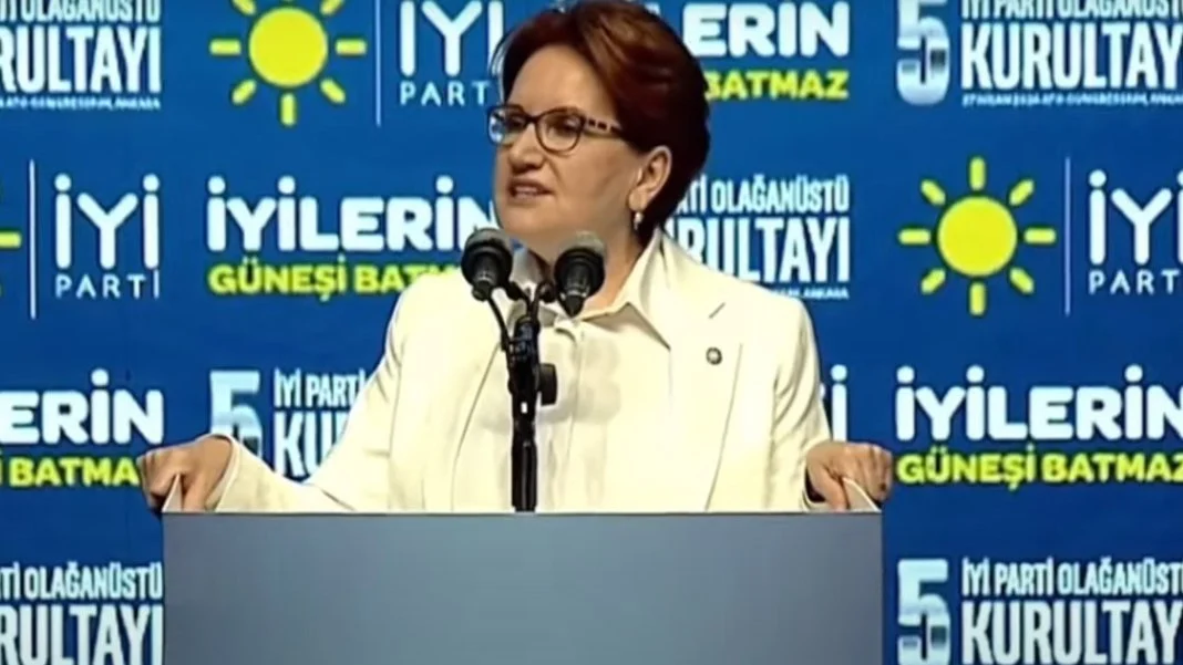 Akşener İYİ Parti'ye veda etti: Başarısızlığı ben aldım başarıyı siz yakalayacaksınız