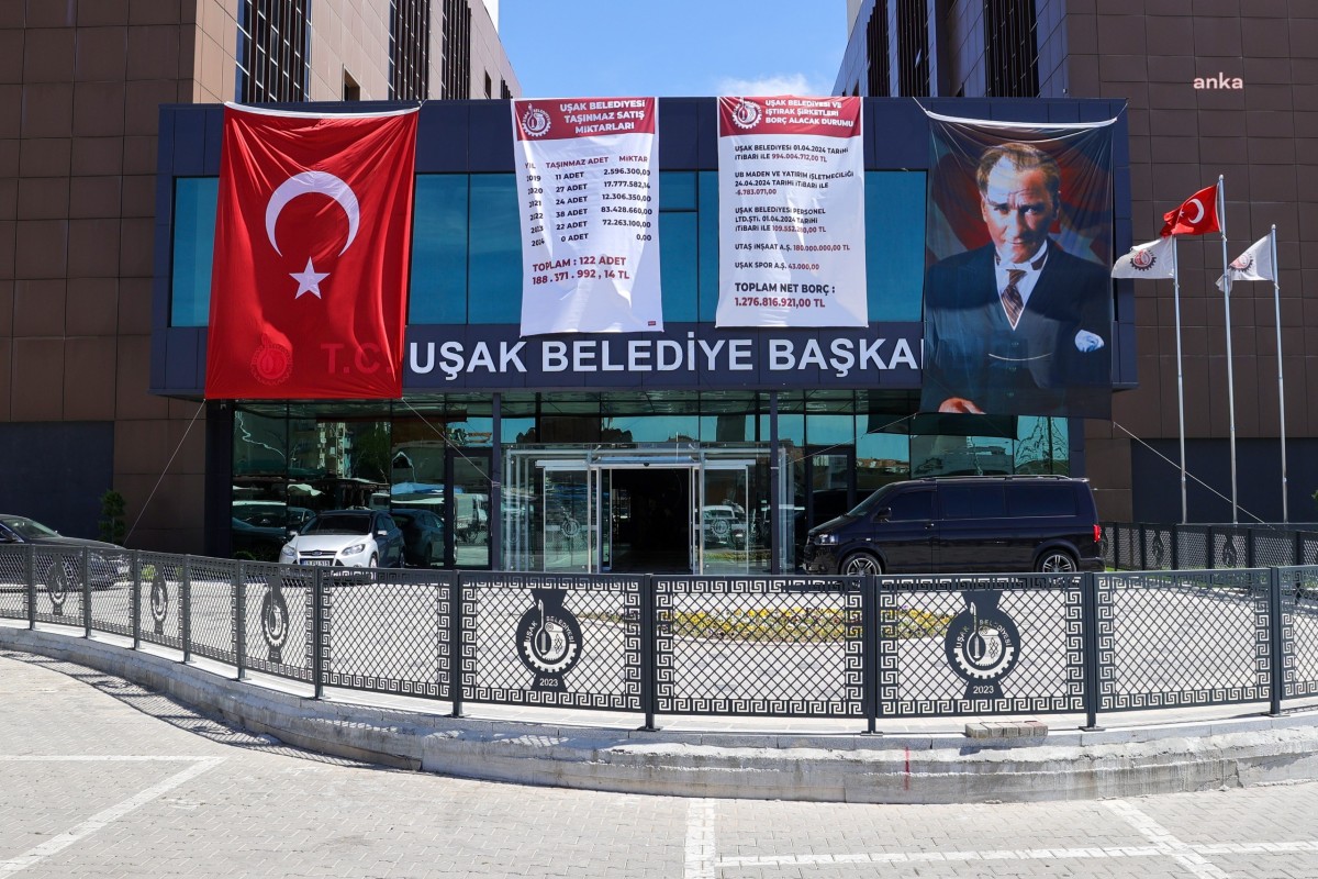 UŞAK BELEDİYESİ'NİN BORCU 1.3 MİLYAR LİRA OLARAK AÇIKLANDI