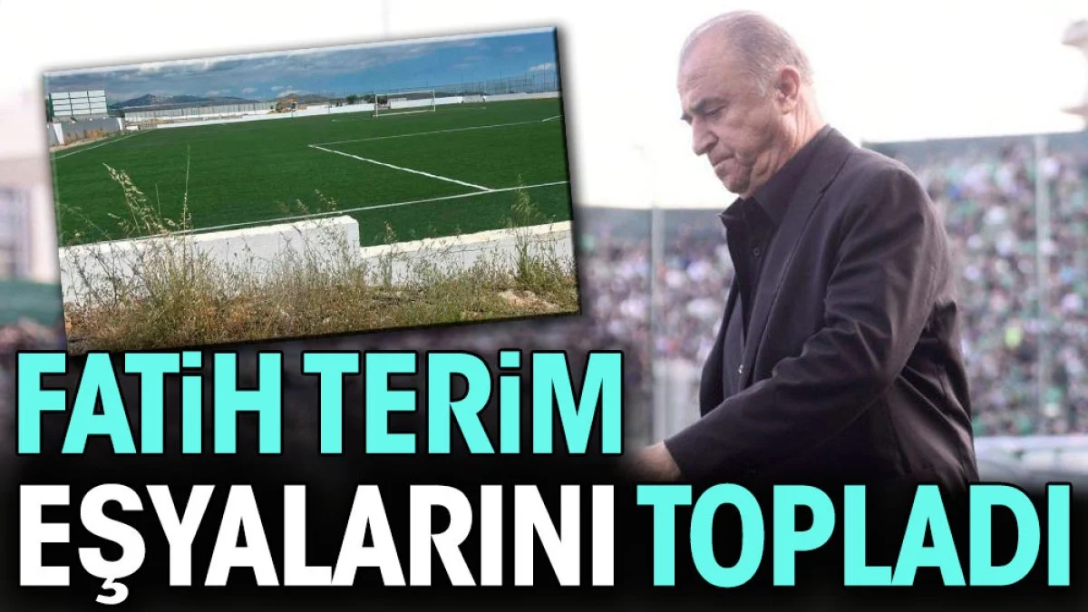 Fatih Terim eşyalarını topladı