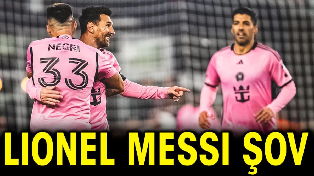 Messi şov yaptı Inter Miami farka koştu