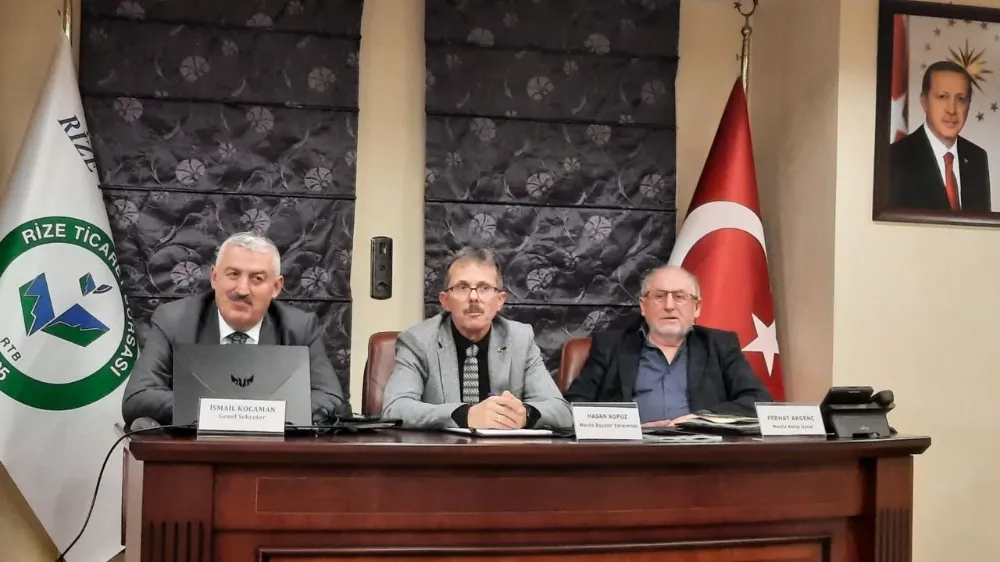 Rize Ticaret Borsası'nda Yeni Dönem Başladı: Hasan Kopuz Meclis Başkanı Seçildi
