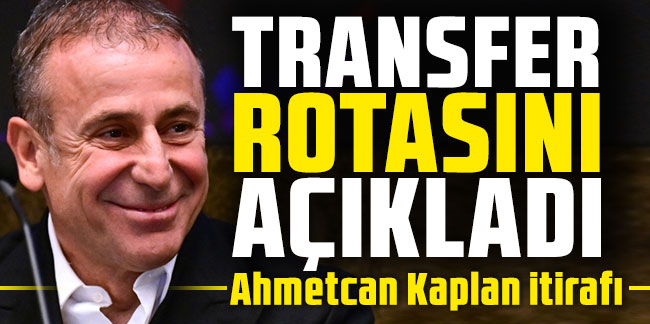 Abdullah Avcı transfer rotasını açıkladı!