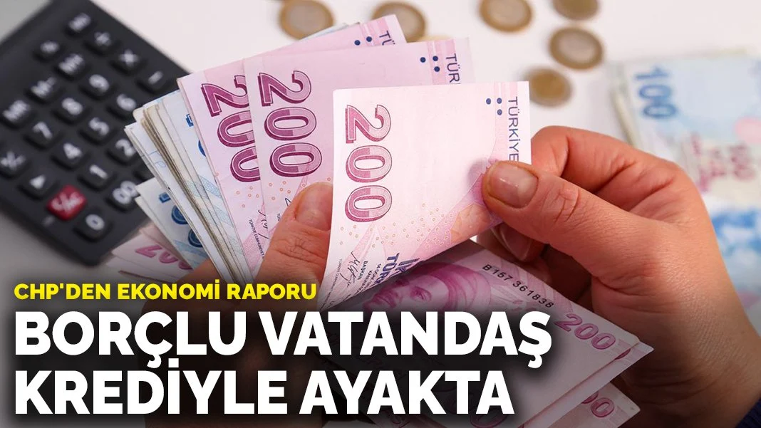 CHP'den ekonomi raporu: Borçlu vatandaş krediyle ayakta