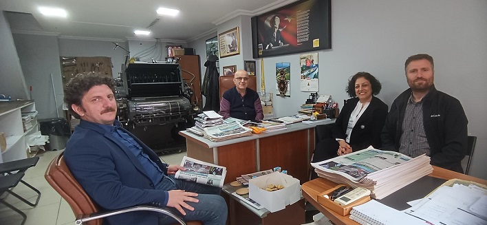 Eğitim İş Sendikası Başkanı Hamza Kutay ve Arkadaşlarından Zümrüt Rize’ ye Ziyaret