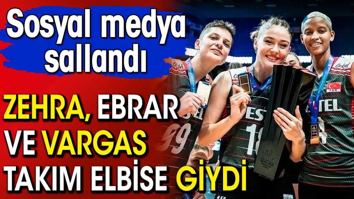 Zehra, Ebrar ve Vargas takım elbise giydi. Sosyal medya sallandı