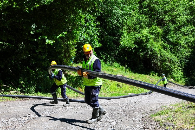 Sakarya'da 8 kilometrelik yeni içme suyu hattı tamamlandı