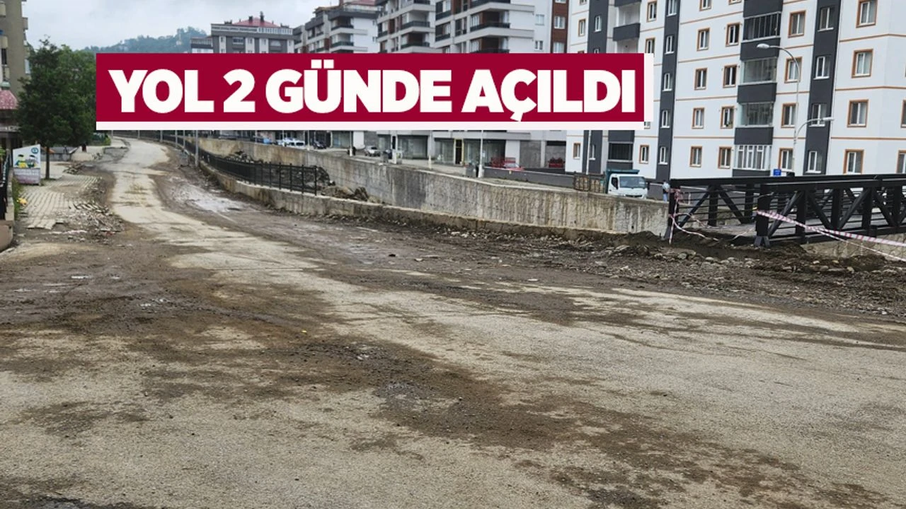 Çayeli’nde yaşanan vahim olay sonrası kapalı yol açıldı