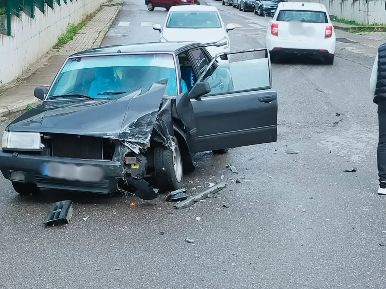Trabzon'un Göbeğinde Yürekleri Ağza Getiren Kaza