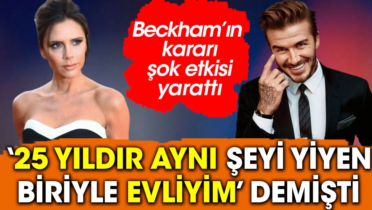 Beckham’ın kararı şok etkisi yarattı