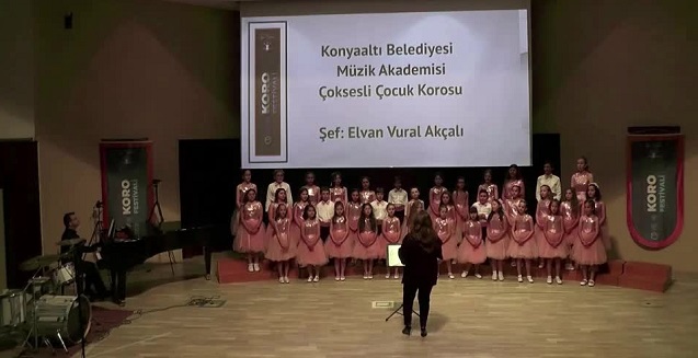 Konyaaltı Çocuk Korosu'na 'Özel' ödül