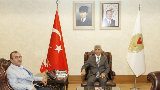 Başkan Ateş, Vali Ünlüer’i ziyaret etti
